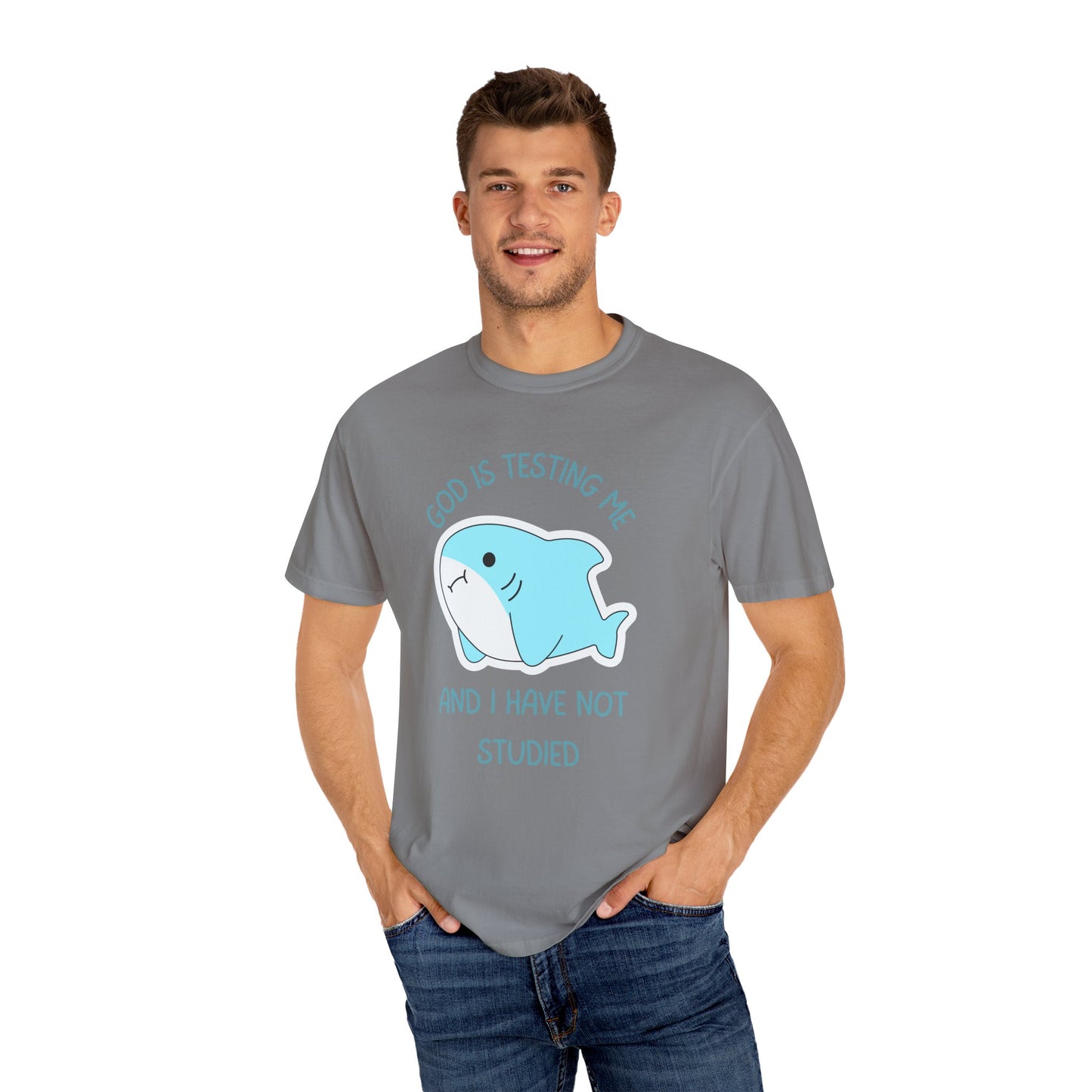 God Is Testing Me And I Have Not Studied Relaxed Fit Tee