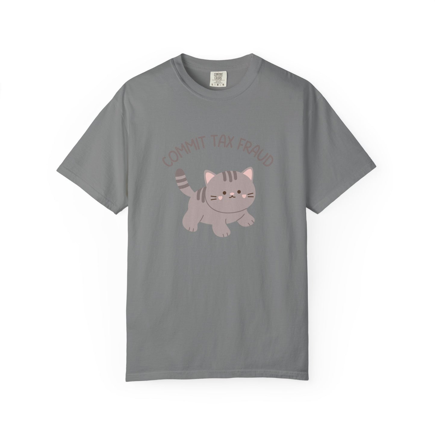 Commit Tax Fraud Cute Kitty Relaxed Fit Tee