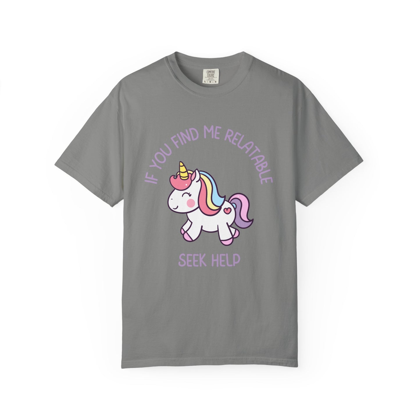 If You Find Me Relatable Seek Help Relaxed Fit Tee