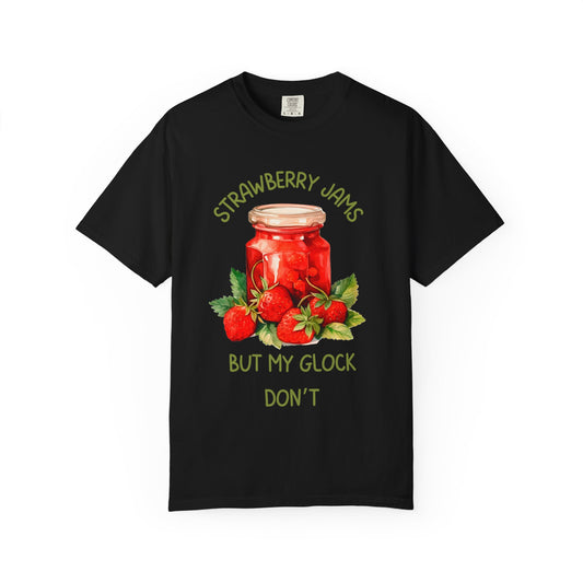 Strawberry Jams But My Glock Don't Relaxed Fit Tee