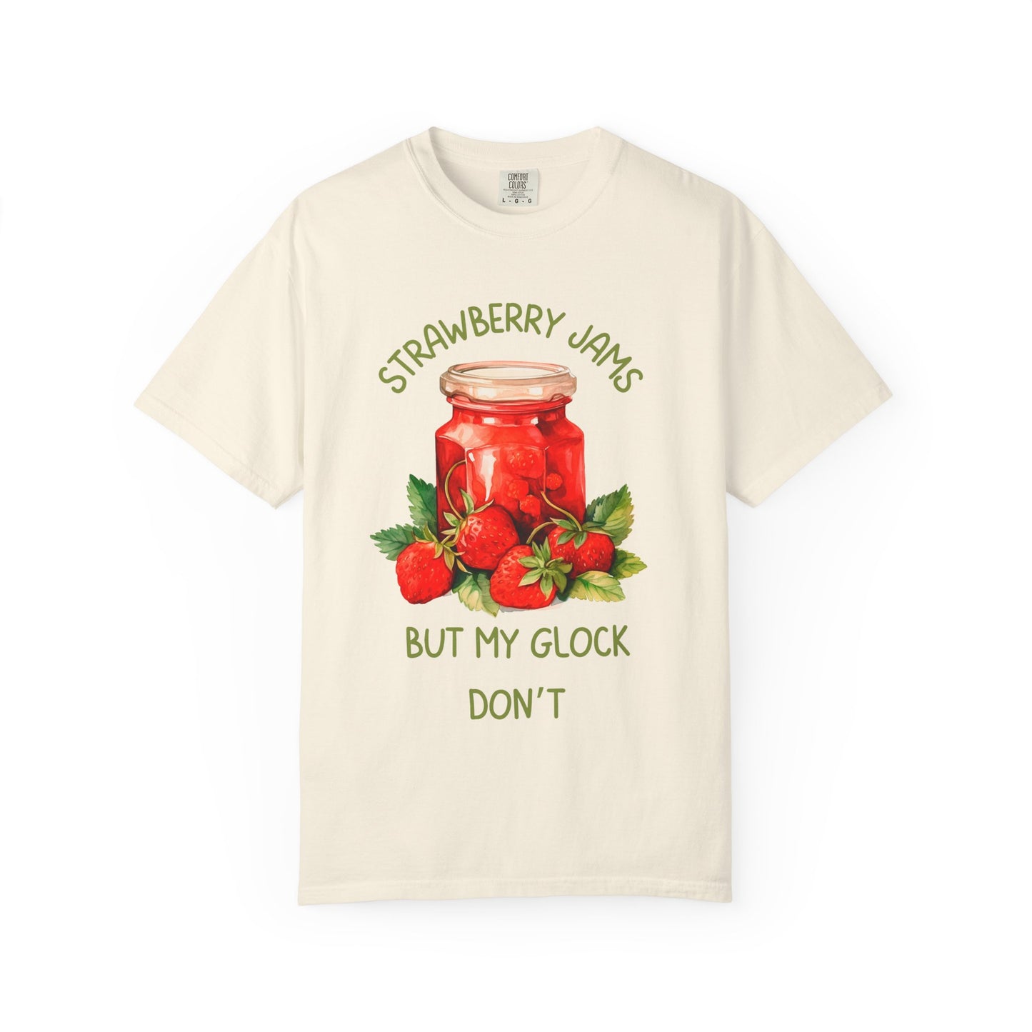 Strawberry Jams But My Glock Don't Relaxed Fit Tee