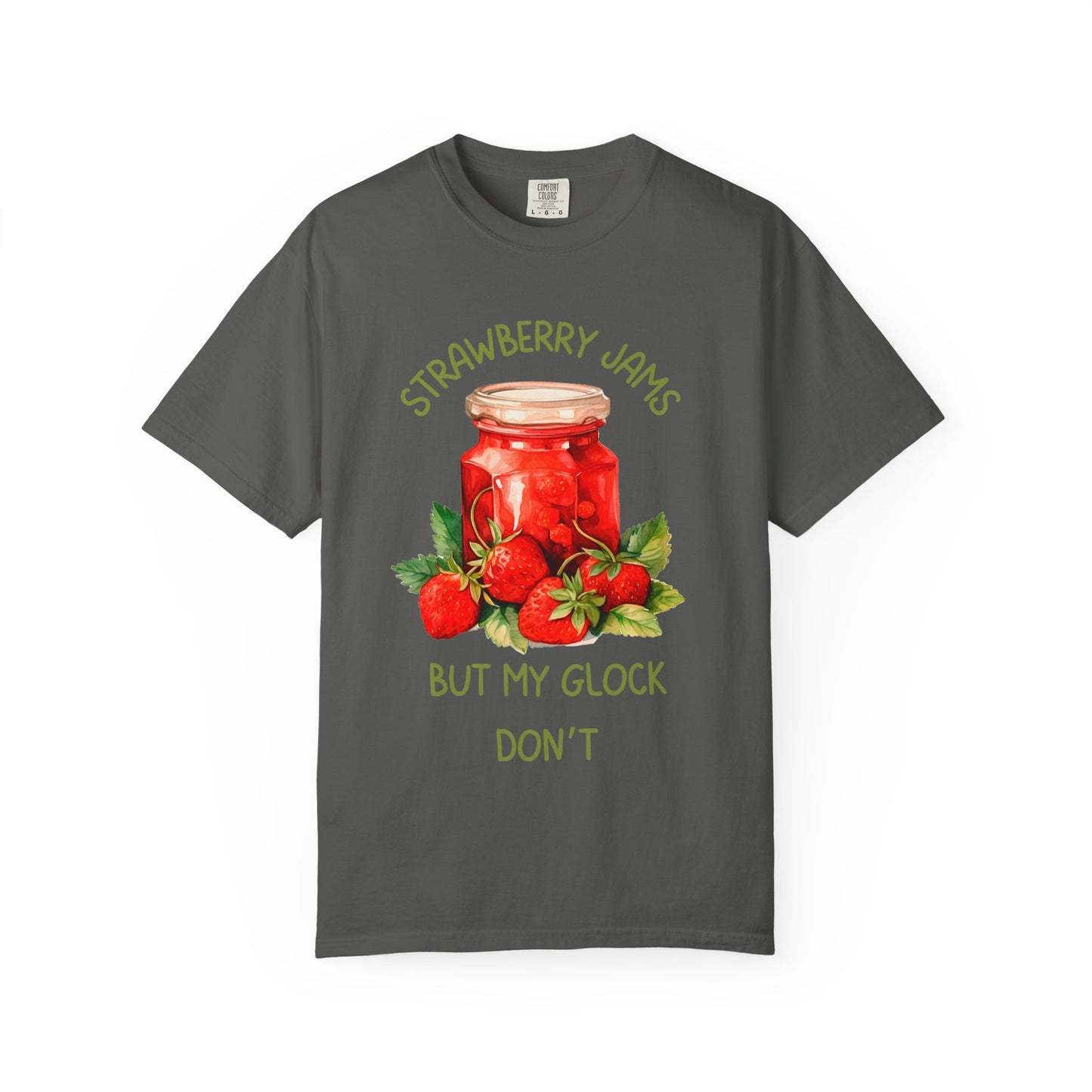 Strawberry Jams But My Glock Don't Relaxed Fit Tee
