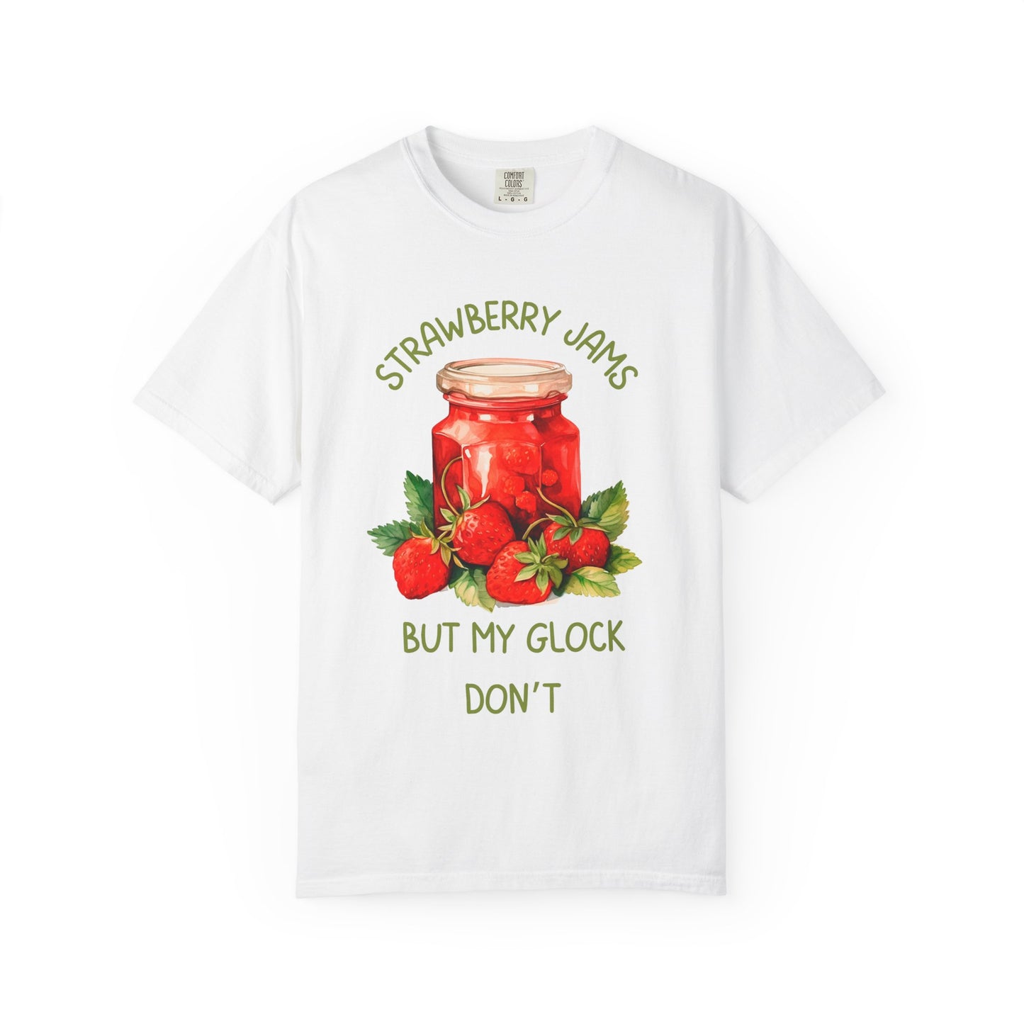 Strawberry Jams But My Glock Don't Relaxed Fit Tee