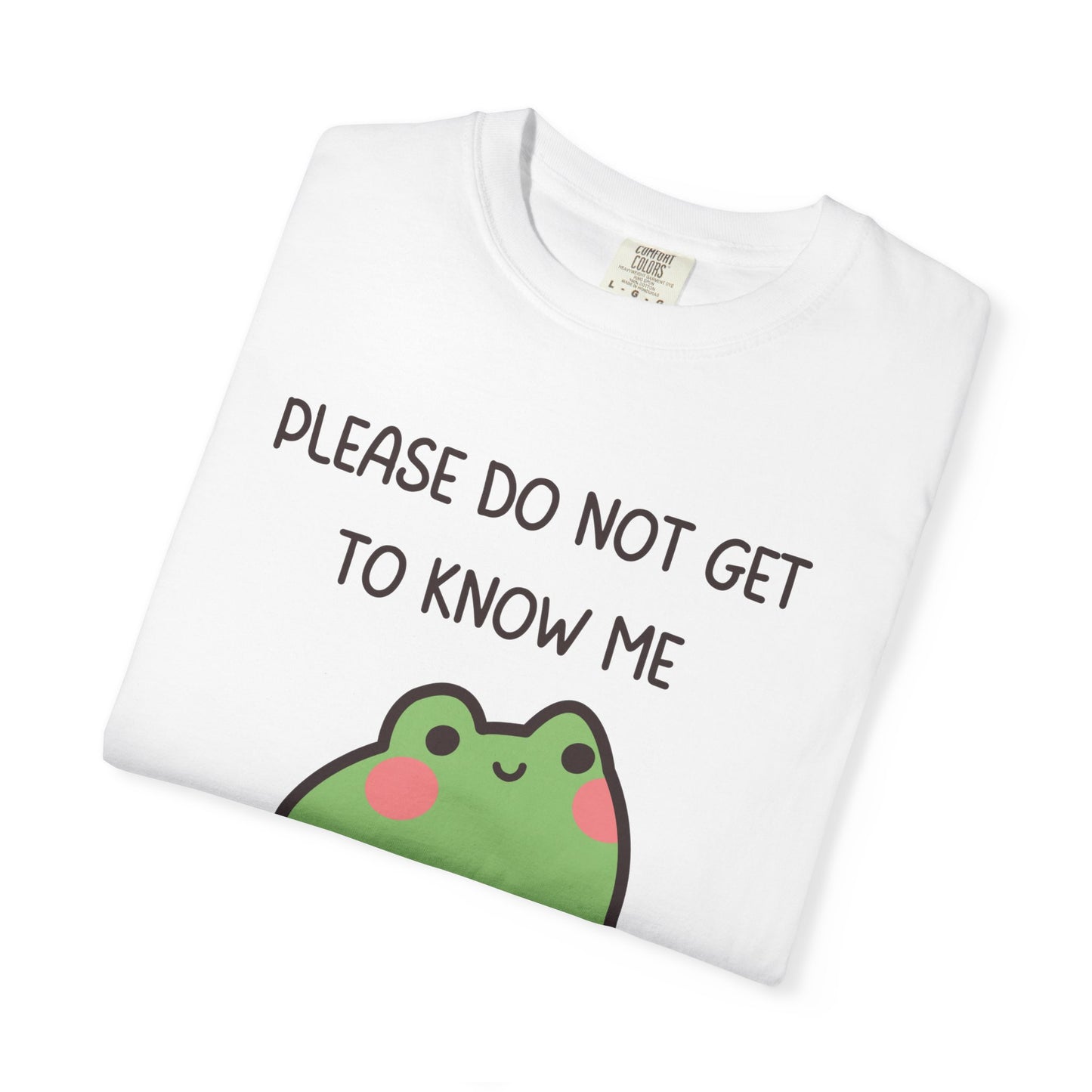 Please Do Not Get To Know Me, I'm Better As A Concept Relaxed Fit Tee